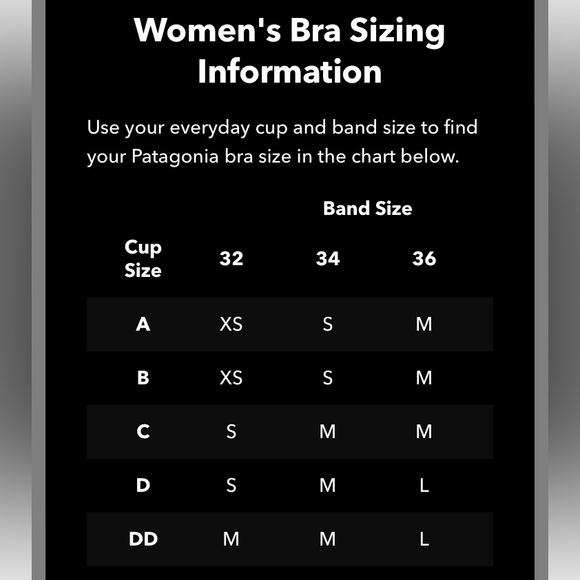 Black Cross Back Patagonia Sports Bra - Picture 5 of 5